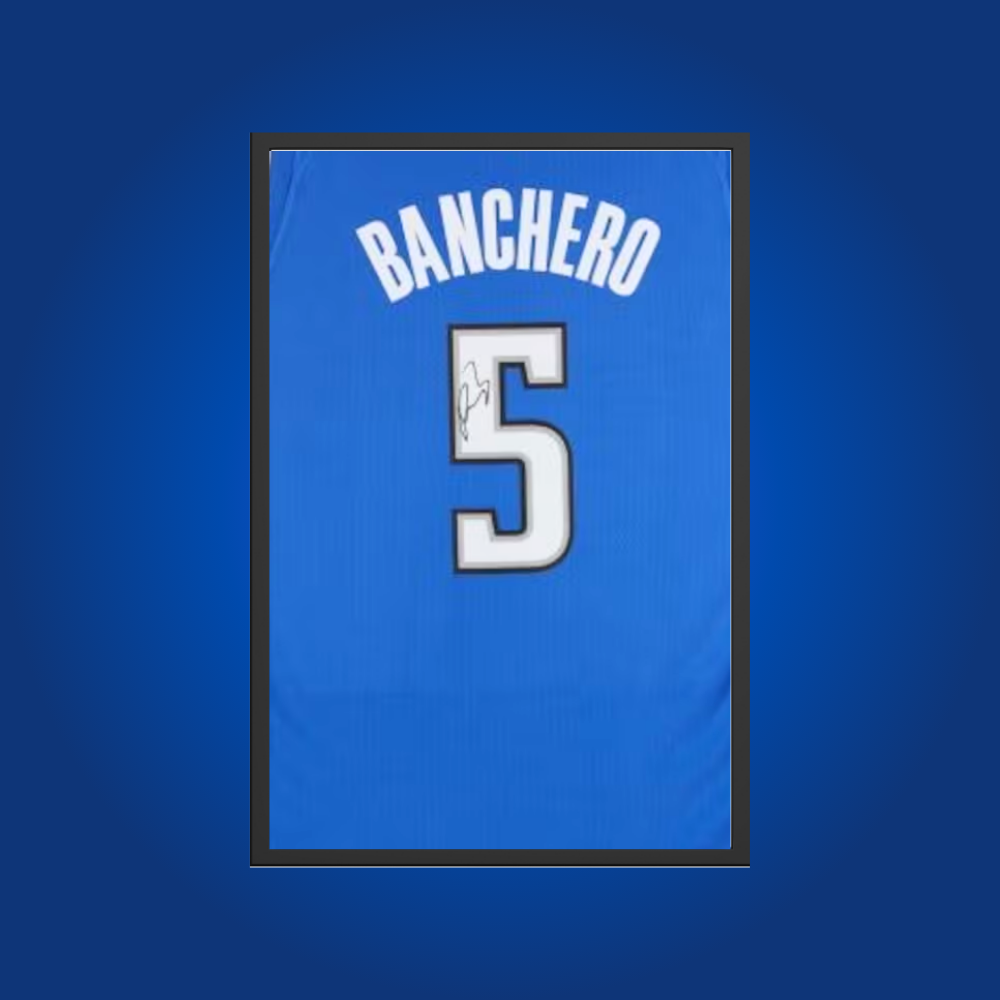 Banchero Jersey Framed