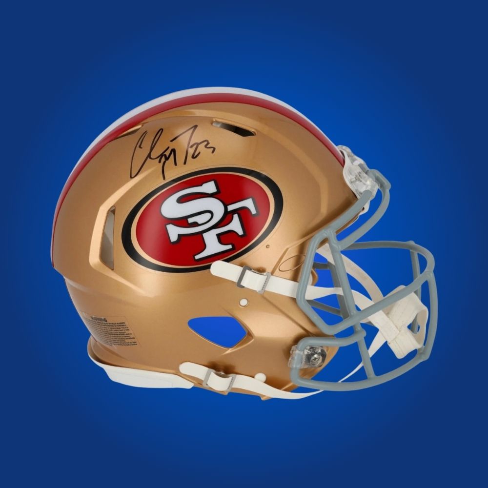 Christian McCaffrey San Francisco 49ers Authentic Helmet