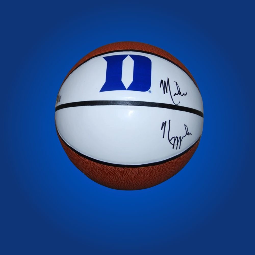 Coach K Duke Signed Basketball