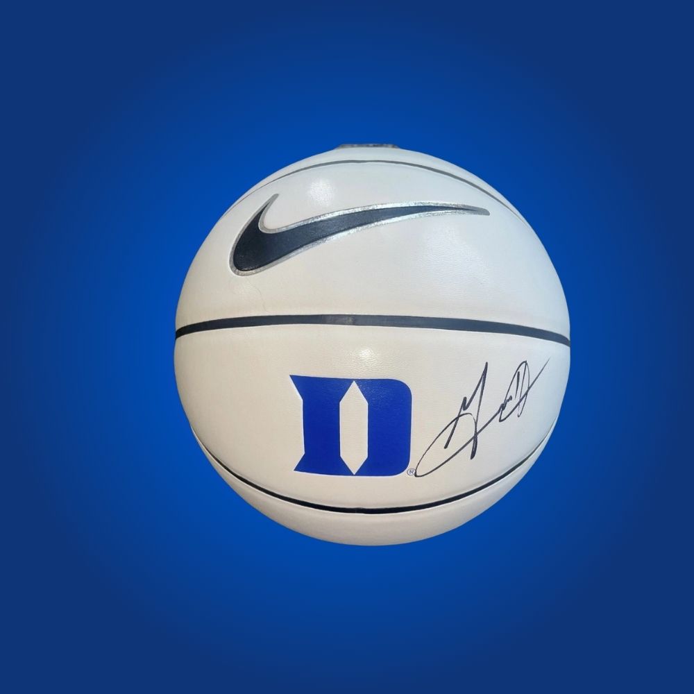 Grant Hill Duke Signed Basketball