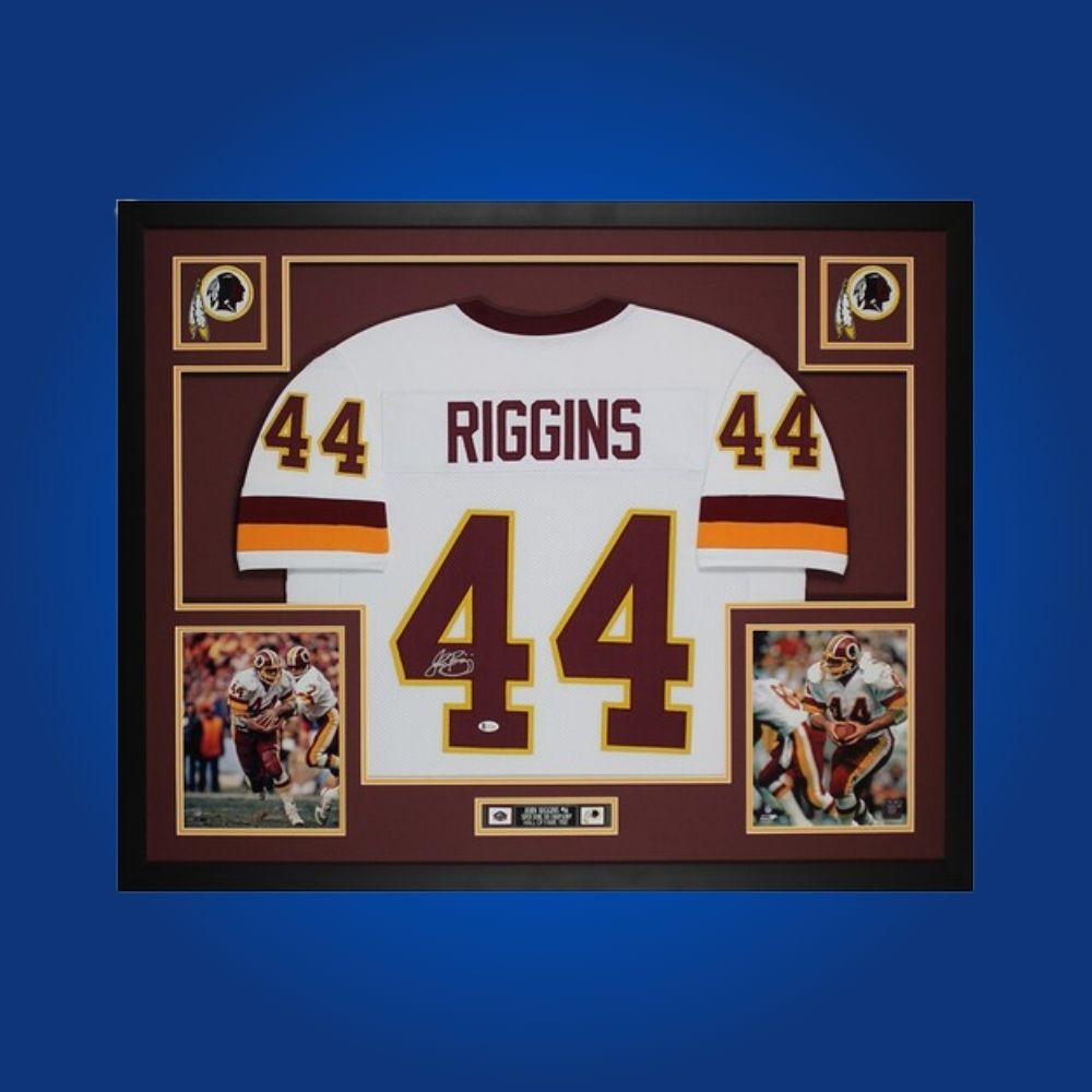John Riggins Signed Full Framed Custom Washington Commanders Jersey