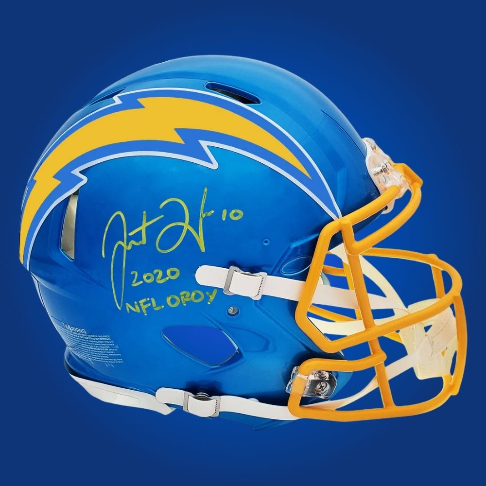 Jordan Love signed Green Bay Packers Authentic Helmet with hologram and COA.