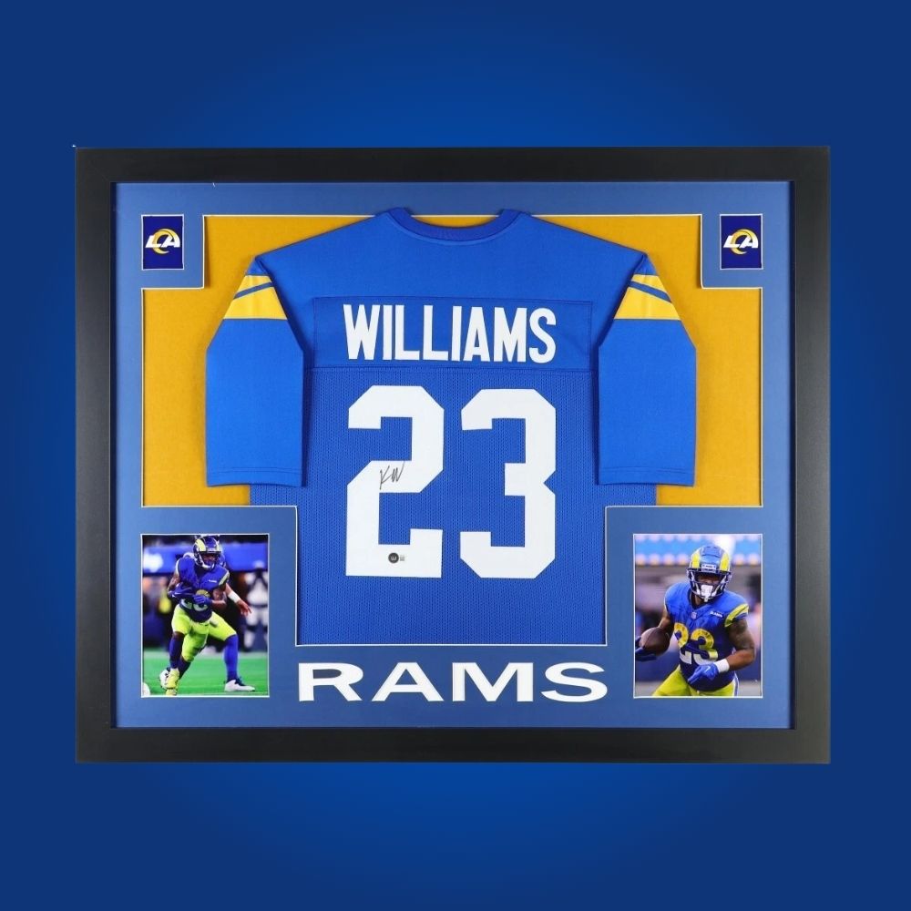 Kyren Williams Signed Full Framed Custom Los Angeles Rams Jersey