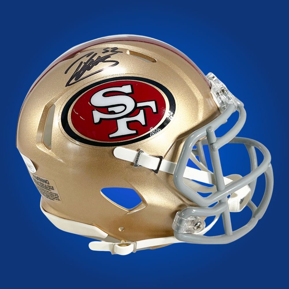 Patrick Willis Signed San Francisco 49ers Gold Speed Replica Helmet