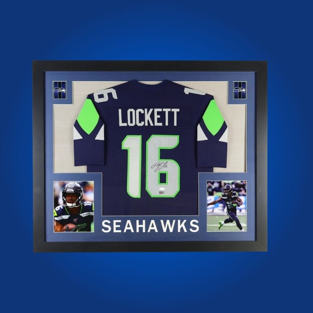 Shaun Alexander Signed Full Framed Custom Seattle Seahawks Jersey