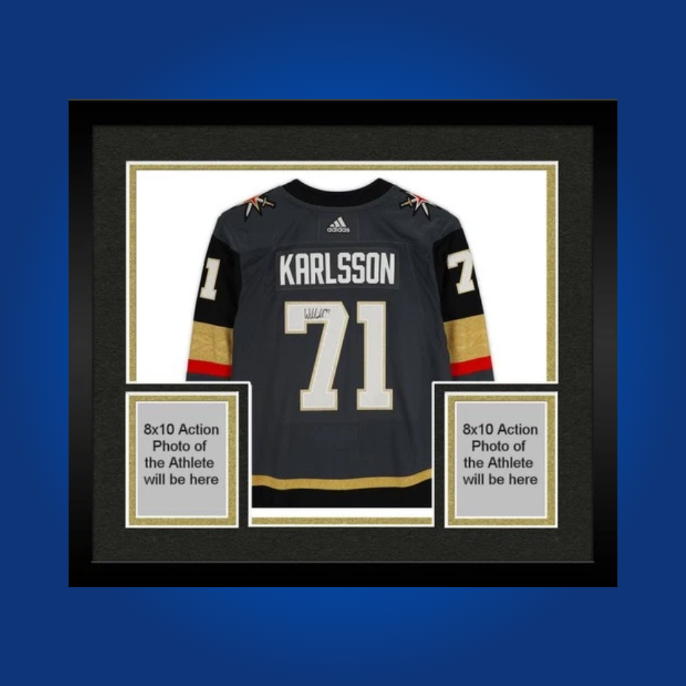 William Karlsson, Vegas Golden Knights, Full Framed Black Jersey