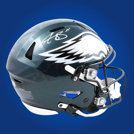 A.J. Brown Signed Philadelphia Eagles F/S  SpeedFlex Authentic Helmet