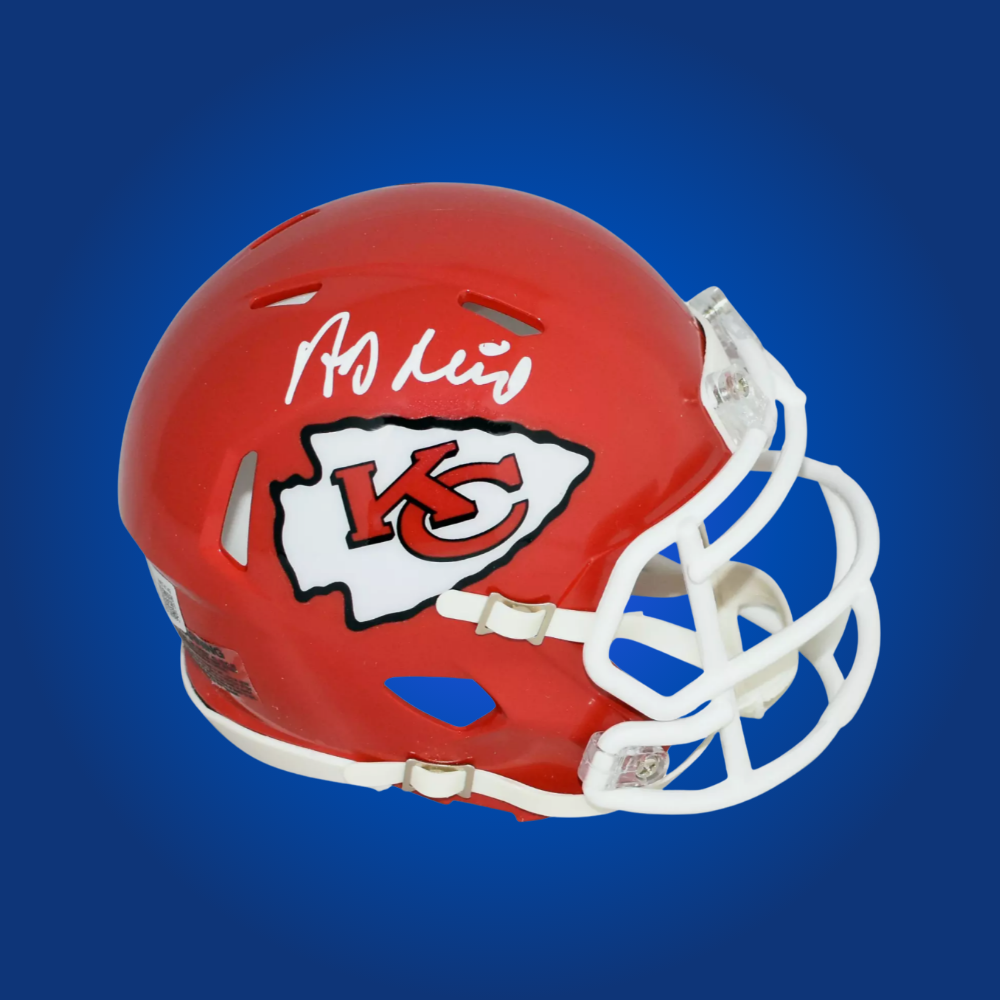 Kansas City Chiefs mini helmet signed by Andy Reid with Certificate of Authenticity
