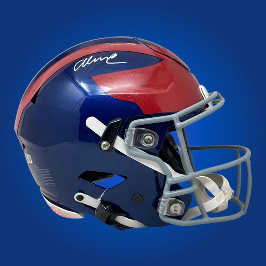 Abdul Carter Signed New York Giants Blue & Red  ALT SpeedFlex Helmet