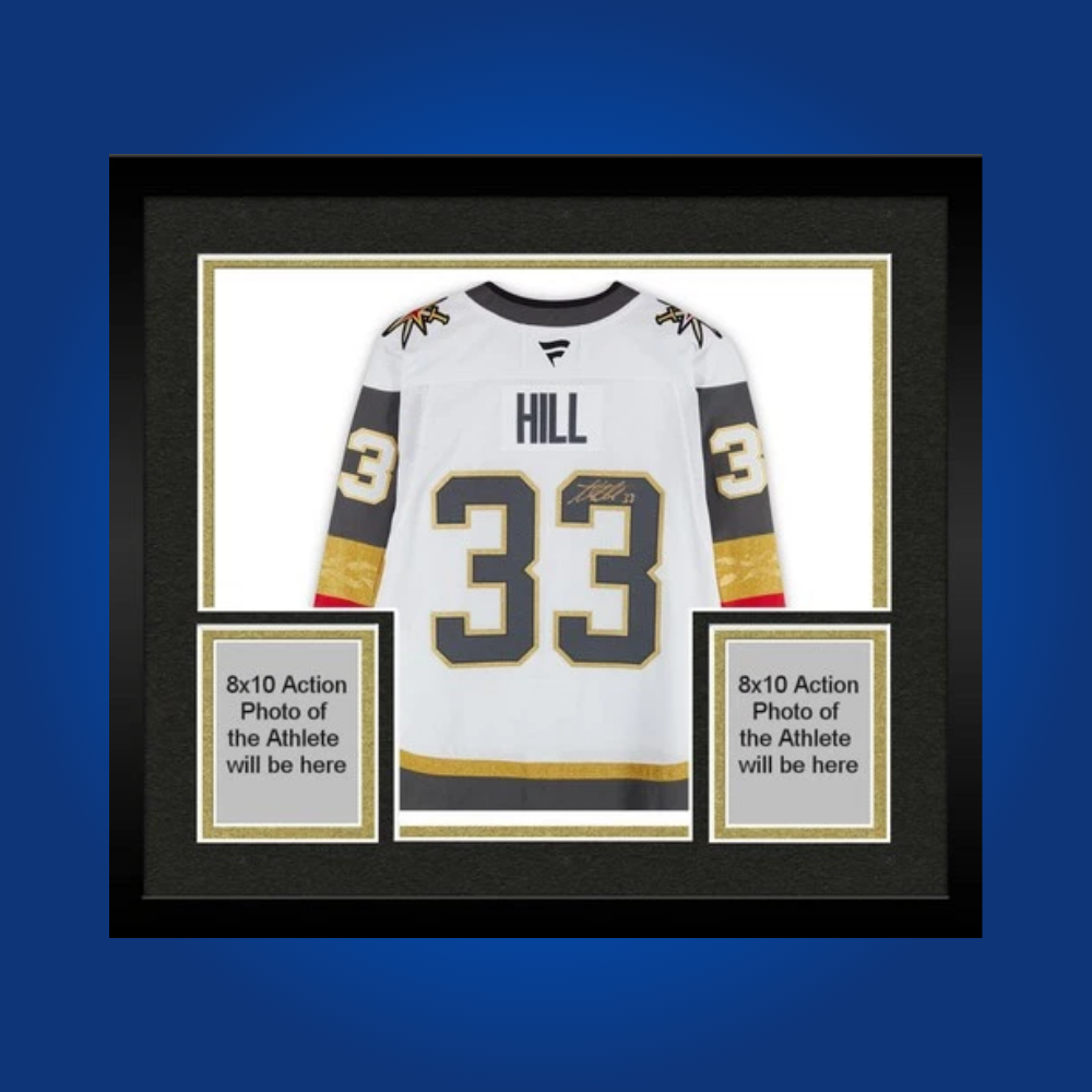 Adin Hill, Vegas Golden Knights, Full Framed White Jersey