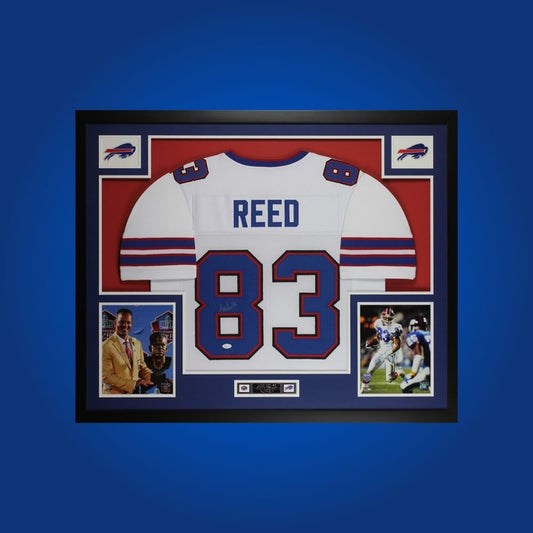 Andre Reed Signed Full Framed Custom Buffalo Bills Jersey