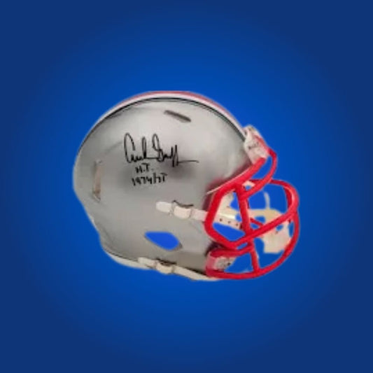 Archie Griffin signed Ohio State Buckeyes mini helmet—prized collectible for Buckeyes fans and memorabilia enthusiasts.
