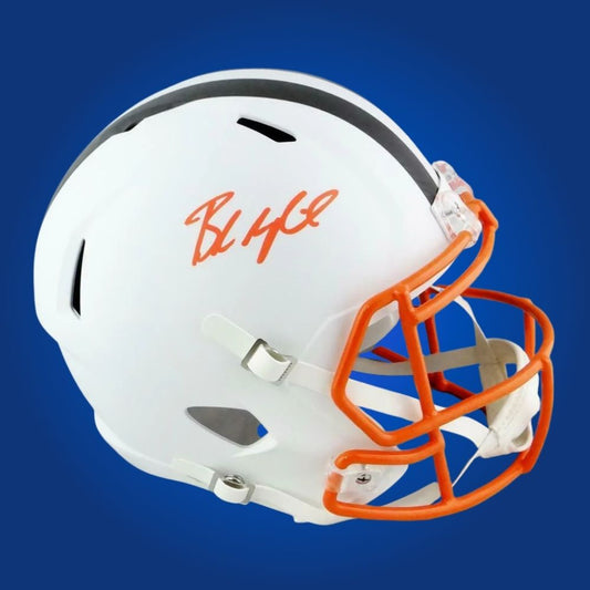 Baker Mayfield  Signed Cleveland  Browns Flat White  Speed Replica Helmet