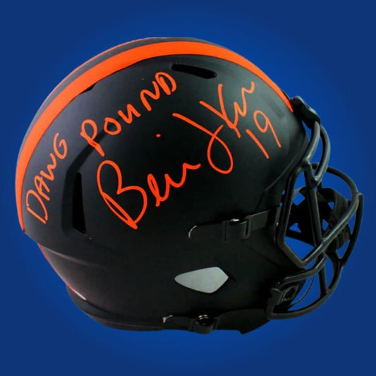 Bernie Kosar Signed Cleveland  Browns Eclipse Replica Helmet