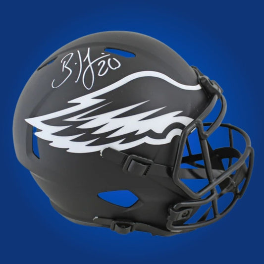 Brian Dawkins Signed Philadelphia Eagles Green Speed Replica Helmet