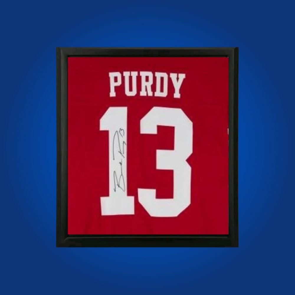 Brock Purdy San Francisco 49ers Signed Framed Jersey