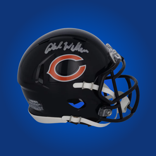 Chicago Bears mini helmet signed by Caleb Williams with Certificate of Authenticity