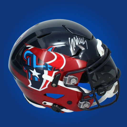CJ Stroud Signed Houston Texans FSM H Town Ripped SpeedFlex Helmet