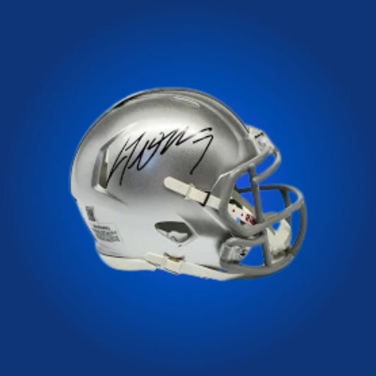 CJ Stroud signed Ohio State Buckeyes mini helmet—standout item for Ohio State supporters and Stroud collectors.