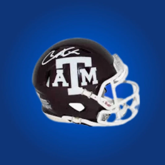 Christian Kirk signed Texas A&M Aggies mini helmet—outstanding collectible for Aggies fans and Kirk memorabilia collectors.