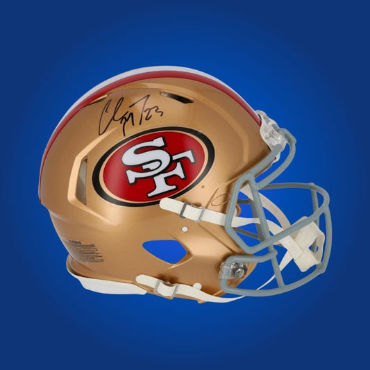 Christian McCaffrey San Francisco 49ers Authentic Helmet