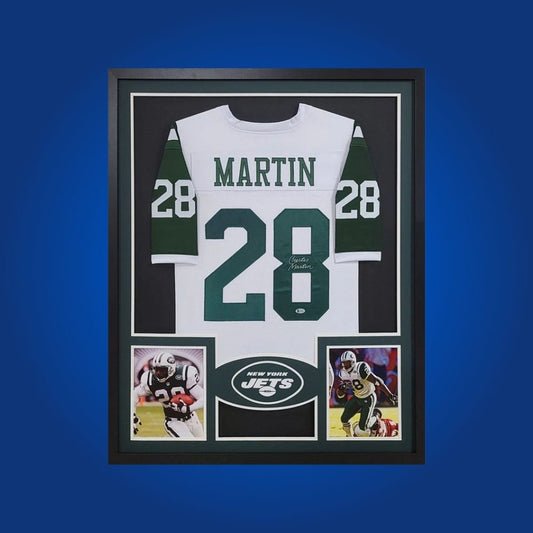 Curtis Martin Signed Full Framed Custom New York Jets Jersey