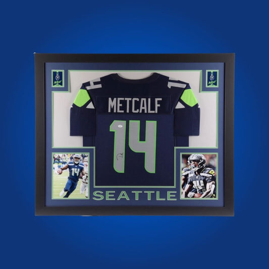 DK Metcalf Signed Full Framed Custom Seattle Seahawks Jersey