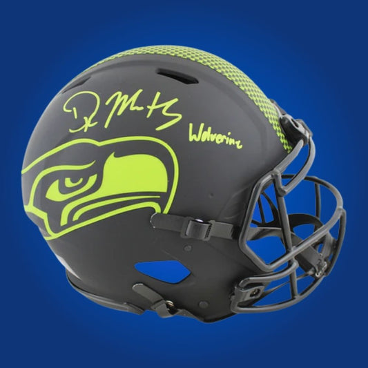 DK Metcalf Signed Seattle Seahawks Green SpeedFlex Authentic Helmet