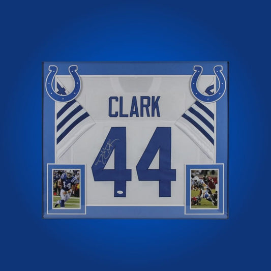 Dallas Clark Signed Full Framed Custom Indianapolis Colts Jersey