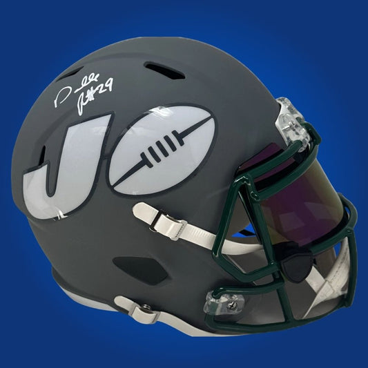 Darrelle Revis Signed New York Jets Eclipse Speed Replica Helmet