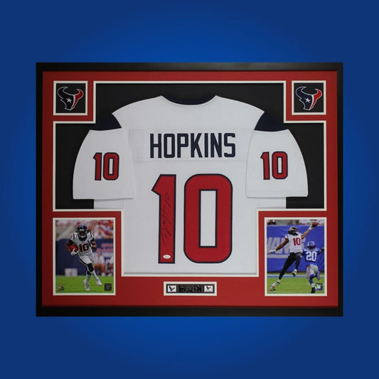 Deandre Hopkins Signed Full Framed Custom Houston Texans Jersey
