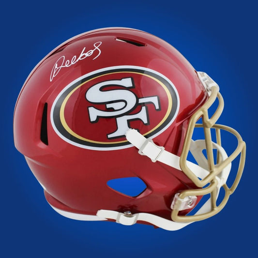 Deebo Samuel Signed San Francisco 49ers Red Flash Speed Helmet