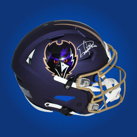 Derrick Henry Signed Baltimore Ravens Purple SpeedFlex Helmet