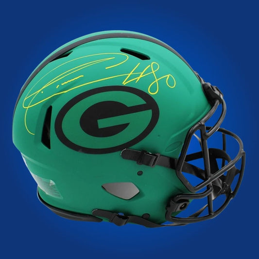 Jordan Love signed Green Bay Packers  Authentic Helmet with hologram and COA.
