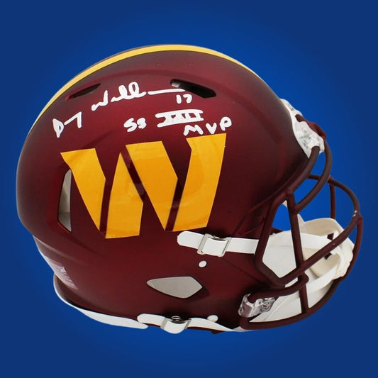 Doug Williams Signed Washington Commanders Maroon F/S Speed Replica Helmet