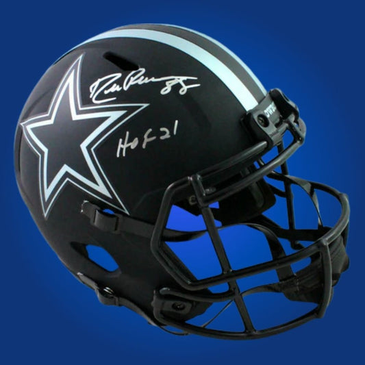 Drew Pearson Signed Dallas Cowboys F/S Eclipise Speed Replica Helmet