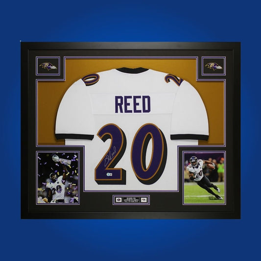 Autographed Buffalo Bills custom jersey by Bruce Smith with Certificate of Authenticity.