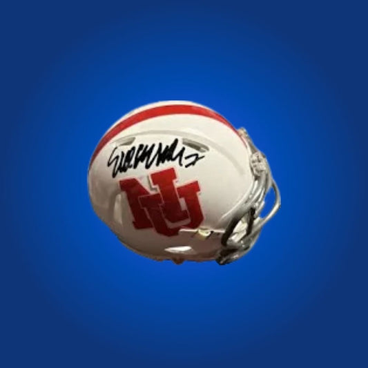 Eric Crouch signed Nebraska Cornhuskers mini helmet—must-have for Huskers fans and Crouch memorabilia collectors.