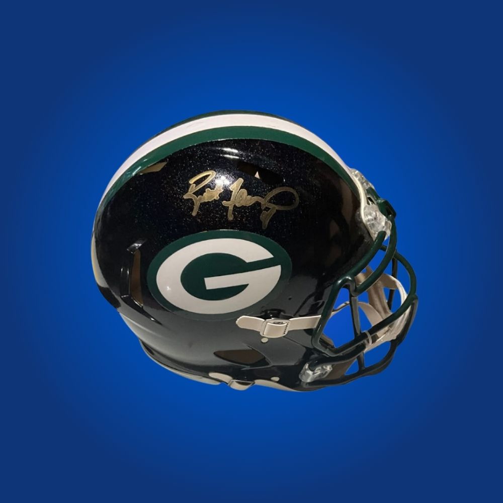 Favre Custom Black with green & white stripe