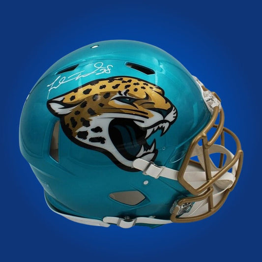 Fred Taylor Signed  Jacksonville Jaguars F/S Flash Speed Replica Helmet