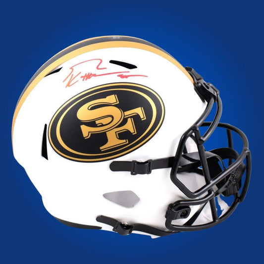 George Kittle signed San Francisco 49ers lunar speed replica helmet