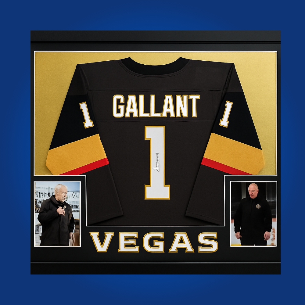 Gerard Gallant, Vegas Golden Knights, Full Framed Black Jersey