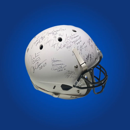 Heisman White Helmets signed by 24 players
