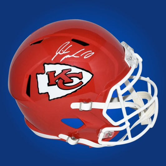 Isiah Pacheco Signed  Kansas City Chiefs Red Speed Replica Helmet