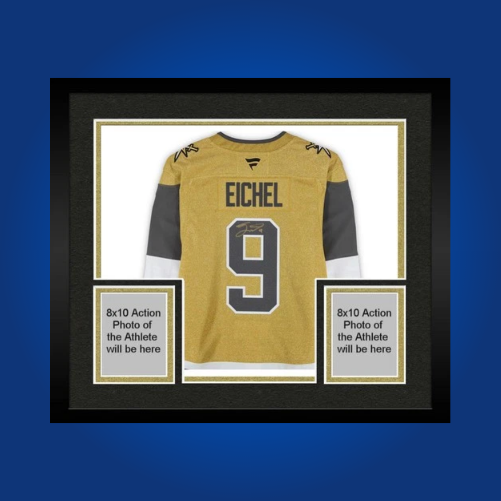 Jack Eichel, Vegas Golden Knights, Full Framed Black Jersey