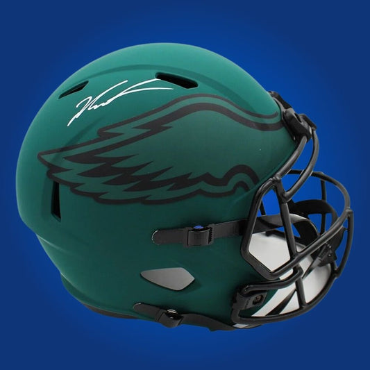 Jalen Carter Signed Philadelphia Eagles Green Rave  Speed Authentic Helmet