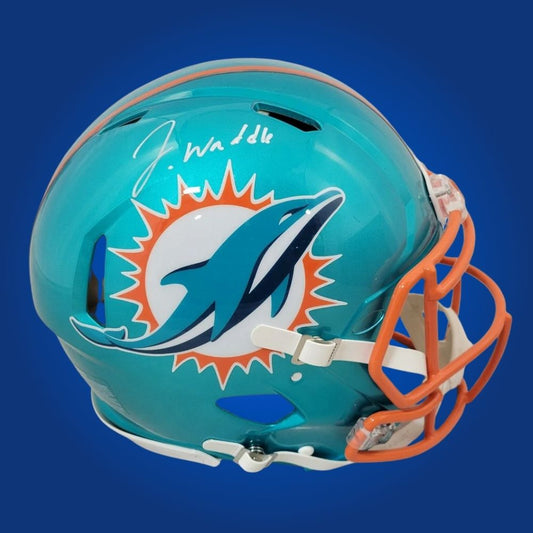 Jaylen Waddle Signed Miami Dolphins Teel F/S Flash Speed Authentic Helmet