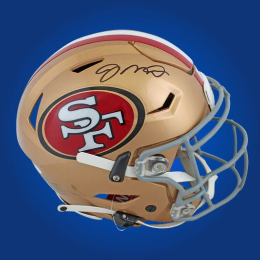 Joe Montana Signed San Francisco 49ers Gold  SpeedFlex Authentic Helmet
