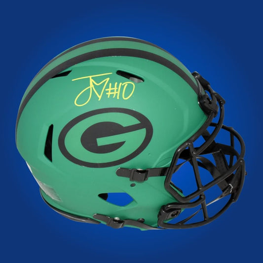 Jordan Love signed Green Bay Packers  Authentic Helmet with hologram and COA.