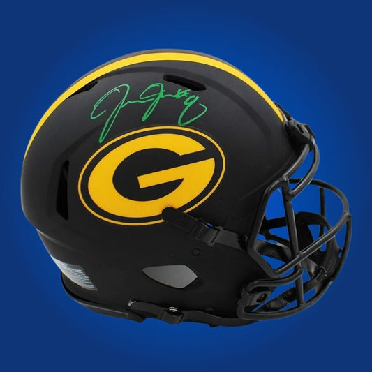 Jordan Love signed Green Bay Packers  Authentic Helmet with hologram and COA.